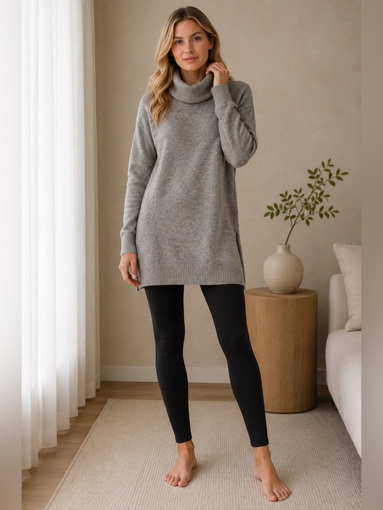 Reitmans Sweaters - 💙 REITMANS - Gray Turtleneck Sweater dress - size Medium